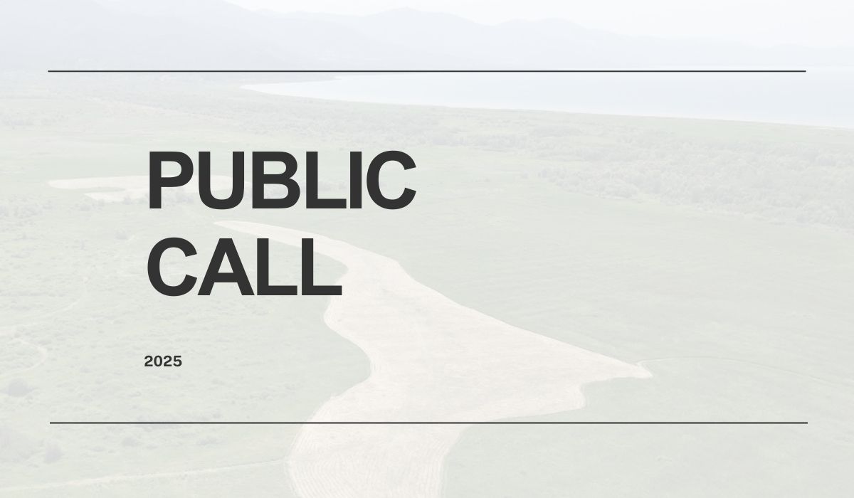 Public Call No. 1/2025 for the implementation of a procedure for awarding a contract for procurement of services for the preparation of a Management Plan and an Annual Program for the Nature Park “Ezerani”